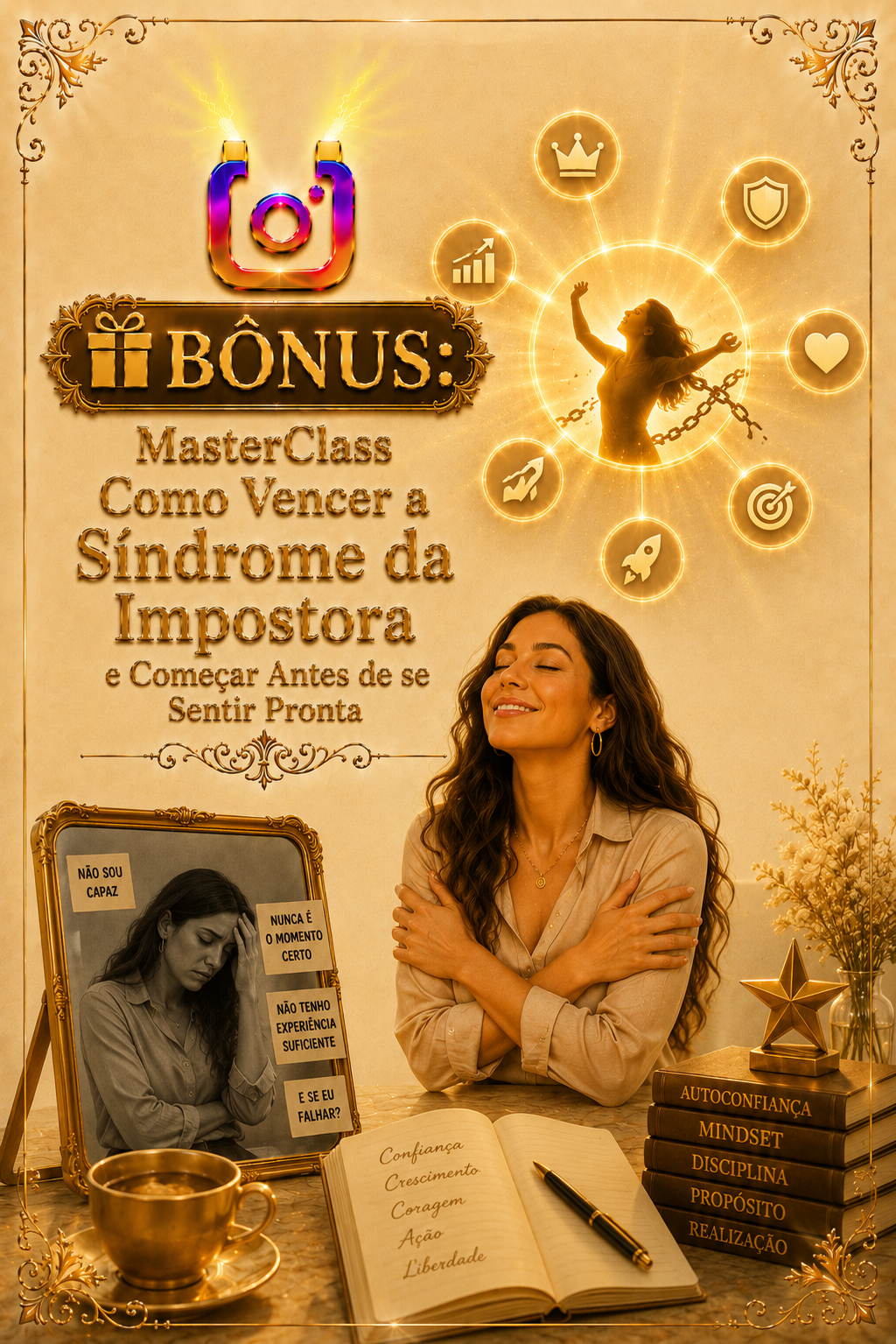 Prévia do bônus masterclass síndrome da impostora