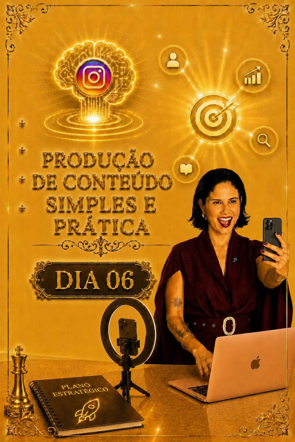 Dia 06 — Produção de conteúdo simples e prática