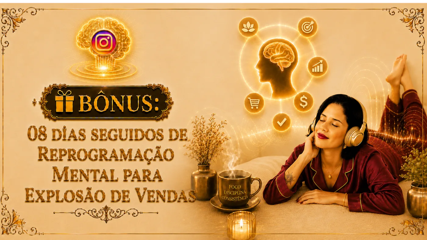 Bônus: 08 dias de reprogramação mental para explosão de vendas